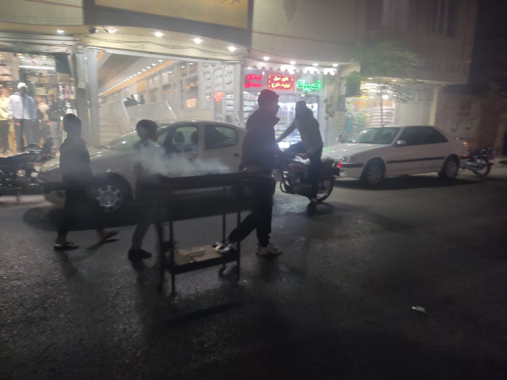 اهالی محله شهر قائم قم به سوگ حضرت فاطمه زهرا (س) نشستند