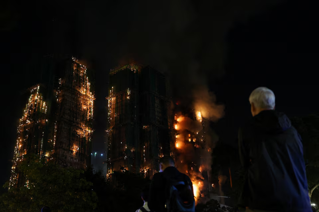 آتش&zwnj;سوزی در هنگ کنگ