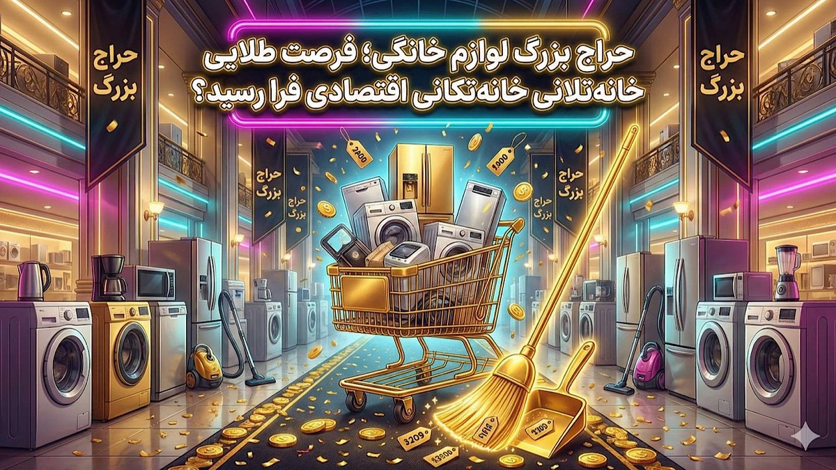 باشگاه خبرنگاران -حراج بزرگ لوازم خانگی؛ فرصت طلایی خانه‌تکانی اقتصادی فرا رسید؟