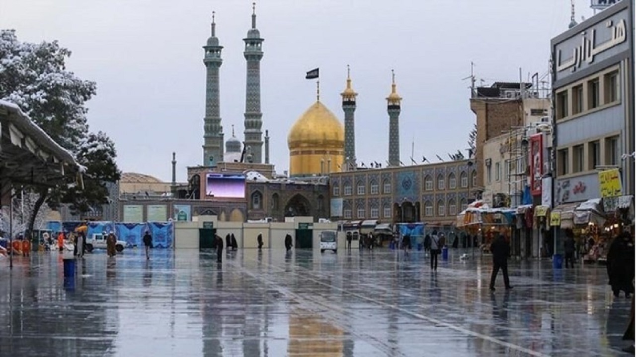 ارائه خدمات اسکان زائران نوروزی در حرم بانوی کرامت(س)