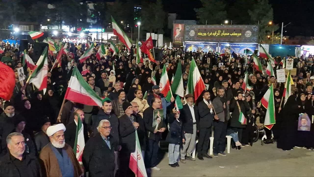 مردم خراسان جنوبی، پای کار جبهه خیابان