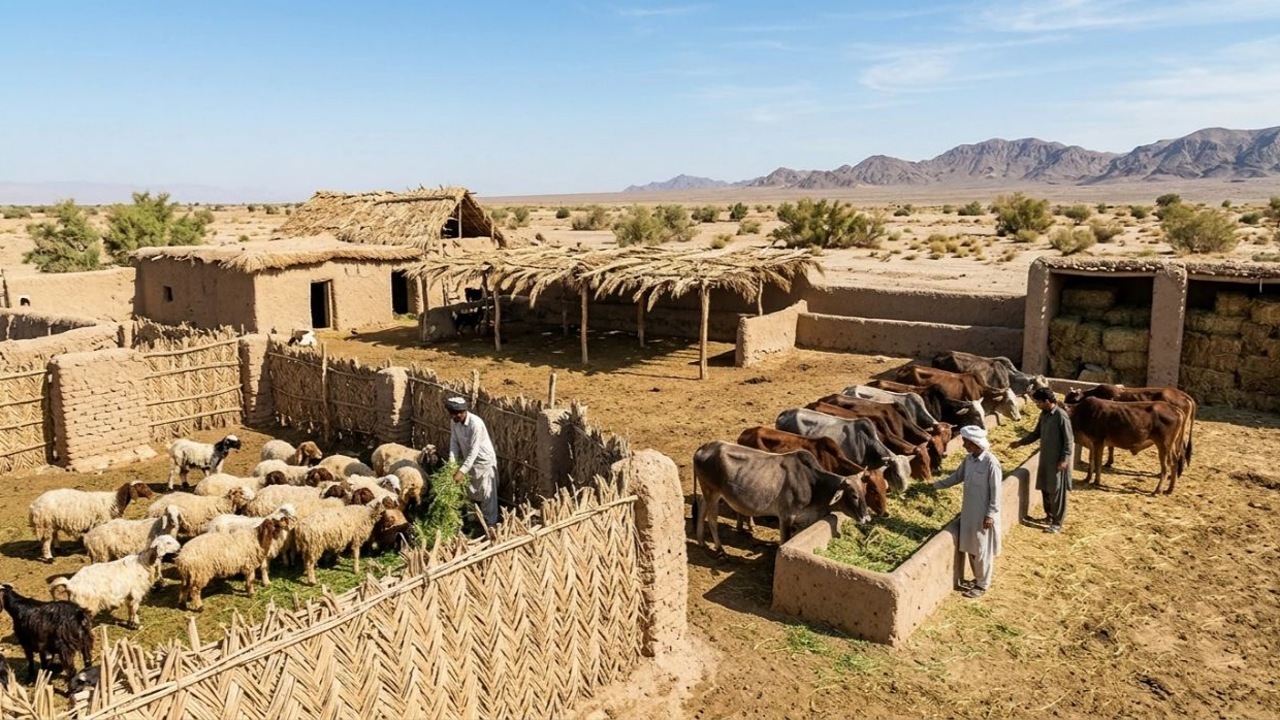 پیش‌بینی تولید ۲۵۰ تن گوشت قرمز در هیرمند طی بهار ۱۴۰۵؛ با تکیه بر ظرفیت‌های دامپروری