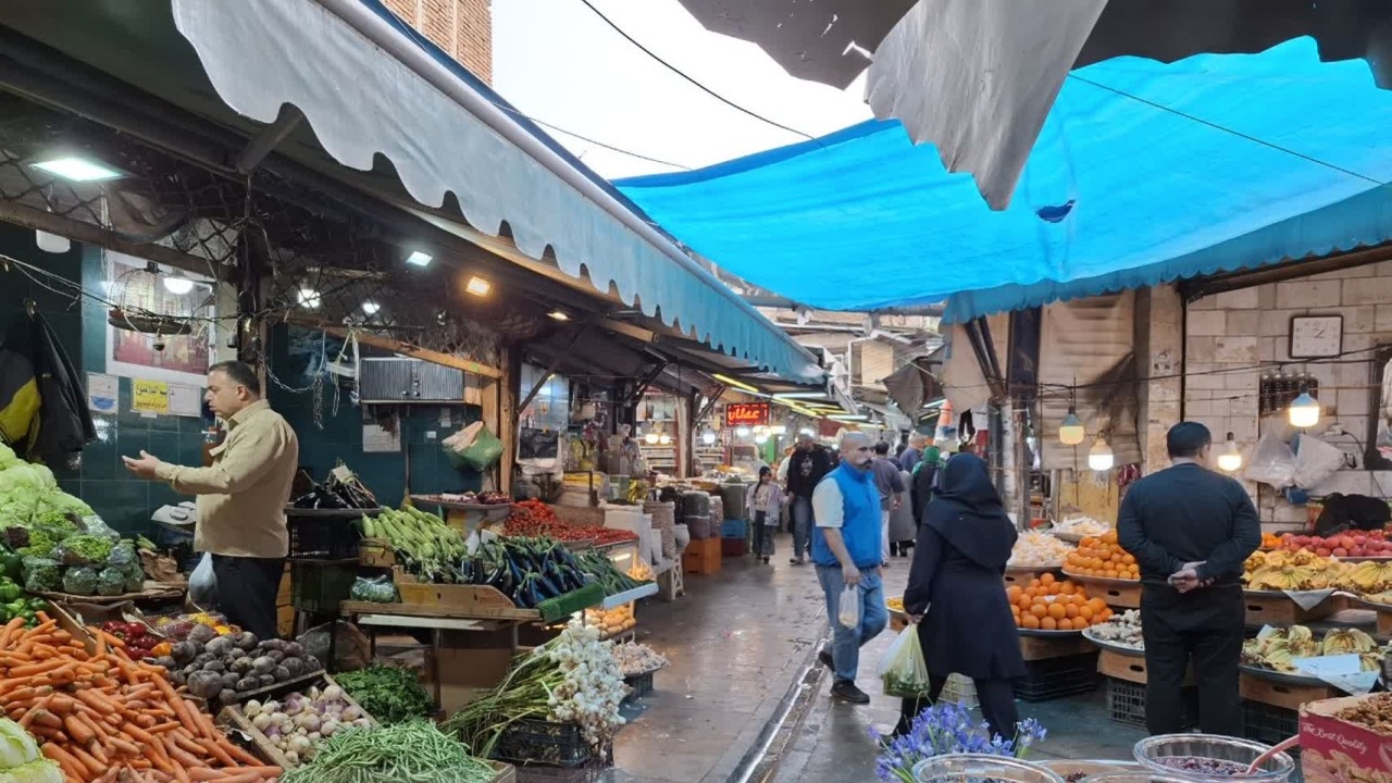 گزارش تصویری از حال و هوای نوروزی بازار تاریخی نعل بندان گرگان