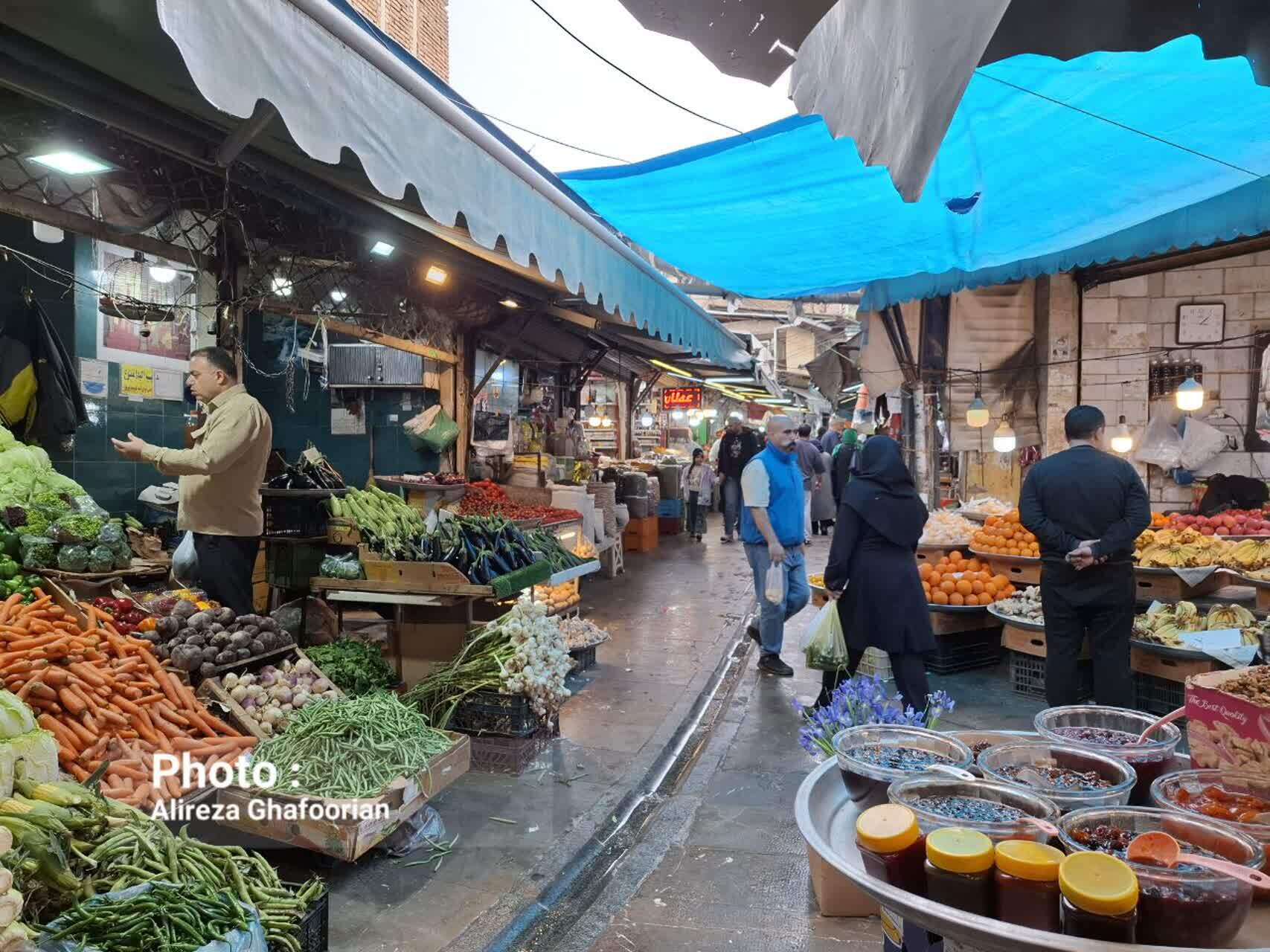 حال و هوای نوروزی بازار تاریخی نعل بندان گرگان