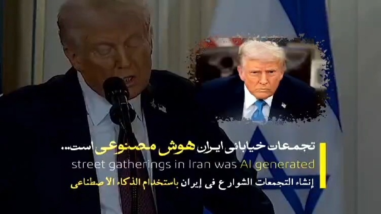 پاسخ جالب ازنایی‌ها به ترامپ کذاب و هوش مصنوعی بودن اجتماعات ایران + فیلم