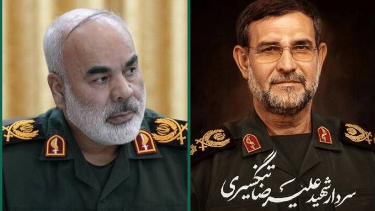 پیام فرمانده نیروی زمینی سپاه درپی شهادت دریابان تنگسیری