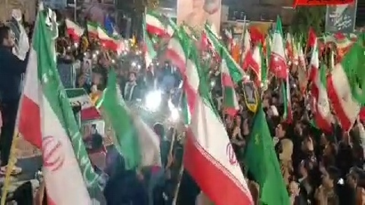 رجزخوانی حاج مهدی سلحشور در شب سی‌ام خروش مردمی پلدختر + فیلم