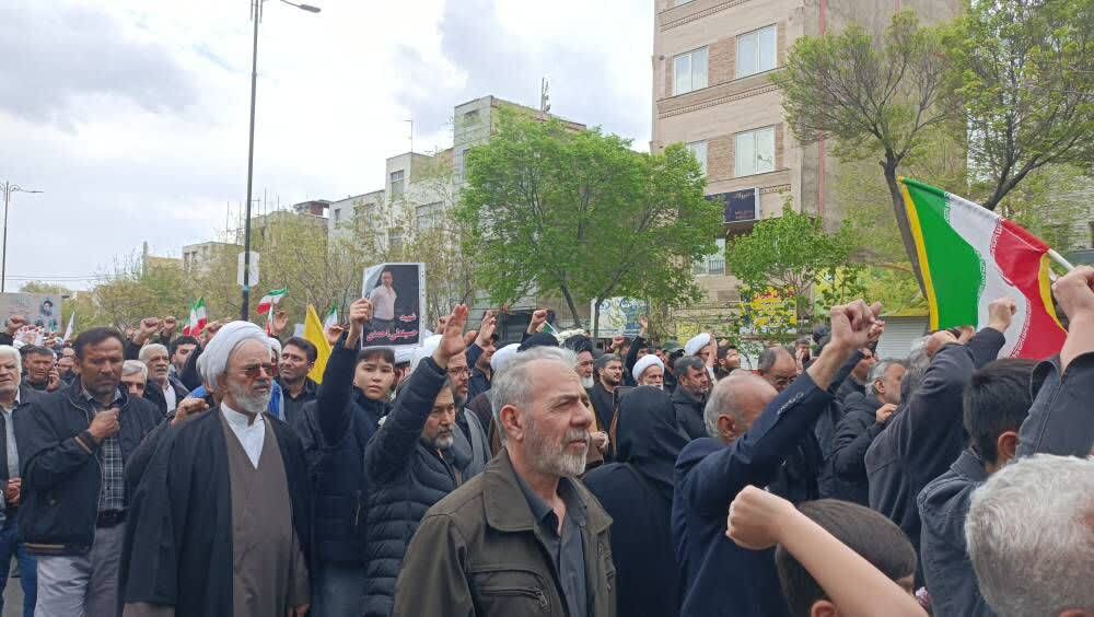 گزارش تصویری از مراسم تشییع شهدای محله ۱۳ آبان