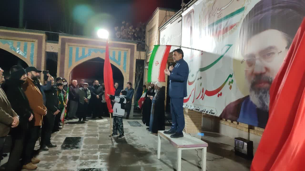 تا پای جان برای ایران جان باحضور پرشور مردم همیشه در صحنه شهر صالح آباد