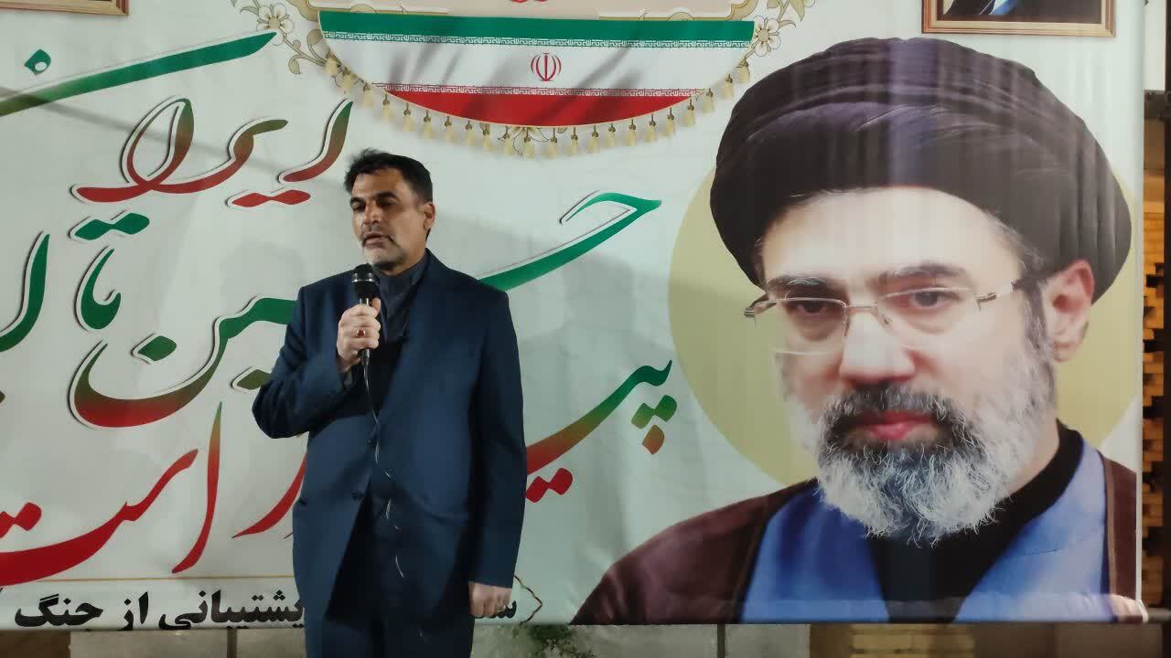 تا پای جان برای ایران جان باحضور پرشور مردم همیشه در صحنه شهر صالح آباد