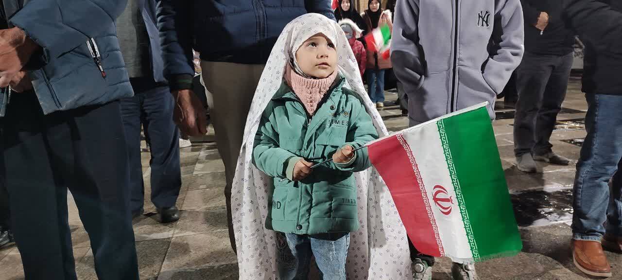 تا پای جان برای ایران جان باحضور پرشور مردم همیشه در صحنه شهر صالح آباد