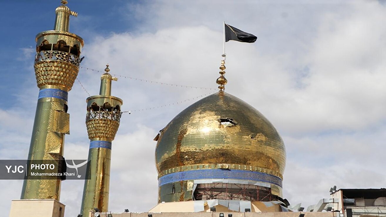 حملات هوایی وحشیانه دشمن آمریکایی صهیونیستی به حسینیه اعظم زنجان