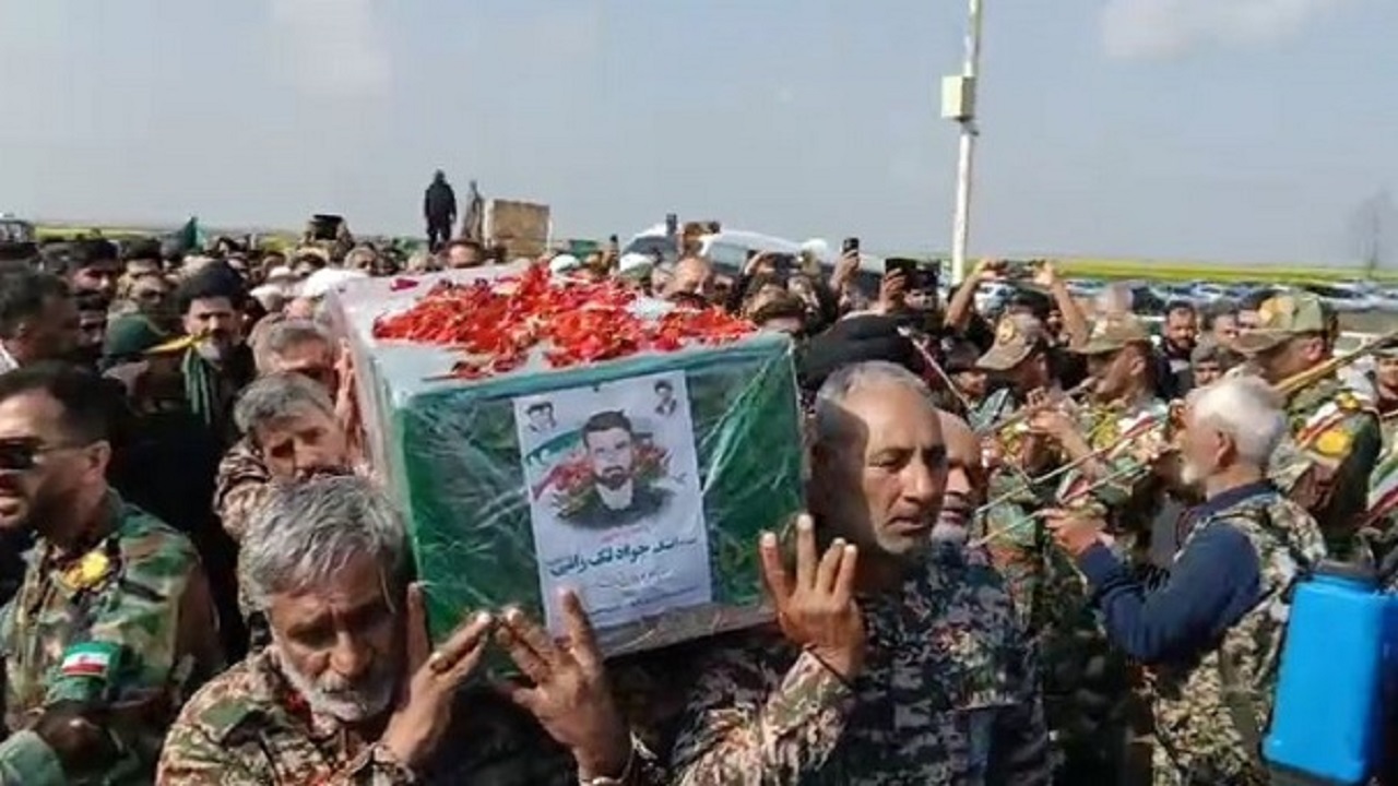 تشییع پیکر شهید سرافراز اسلام جواد لکزایی در زادگاهش