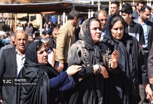 پیکر شهید والامقام &laquo;امید عسگری&raquo; در خرم&zwnj;آباد تشییع شد + تصاویر