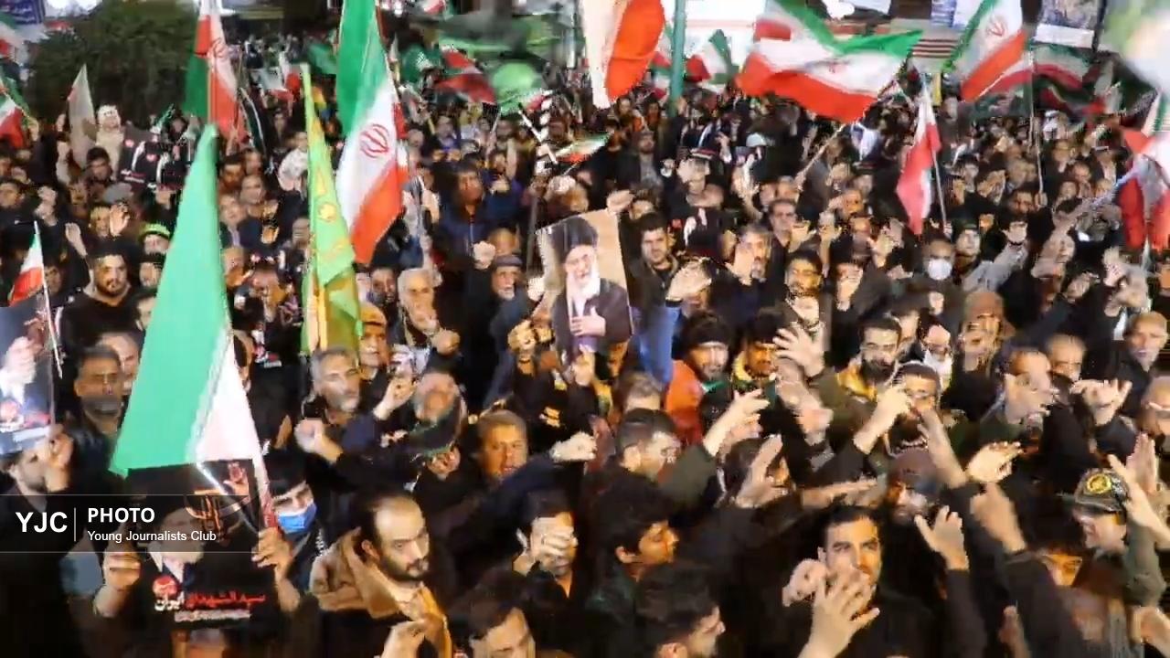 قیام عاشورایی خرم آبادی ها در سی و دومین شب خیابان انقلاب + فیلم