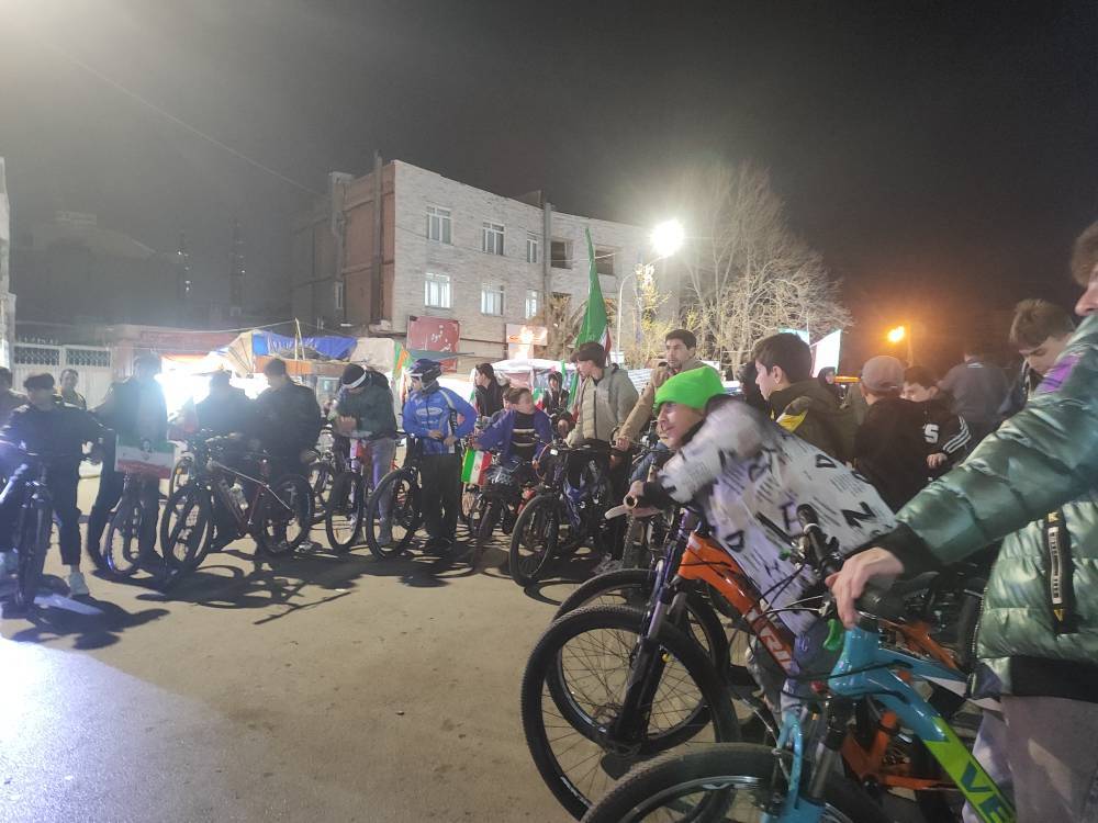 برگزاری کارناوال دوچرخه سواری نوجوانان عزادار و حماسه ساز در ارومیه+تصاویر
