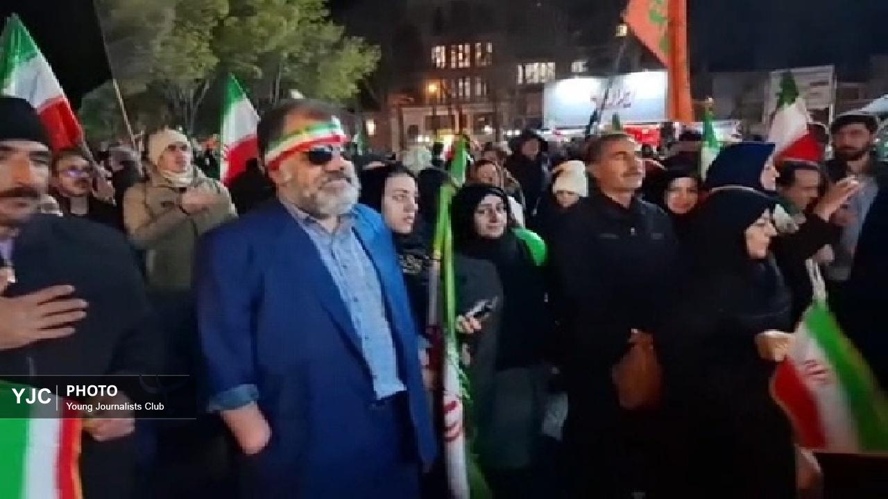 عطر و بوی شهیدانه امشب بروجرد + فیلم