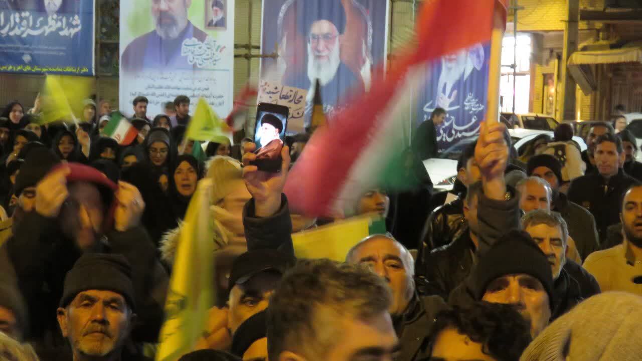 تجمع خانوادگی هریسی&zwnj;ها در حمایت از مقام معظم رهبری