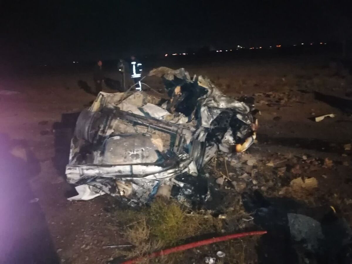 باشگاه خبرنگاران -واژگونی خودرو در بزرگراه بوشهر–برازجان با  سه فوتی