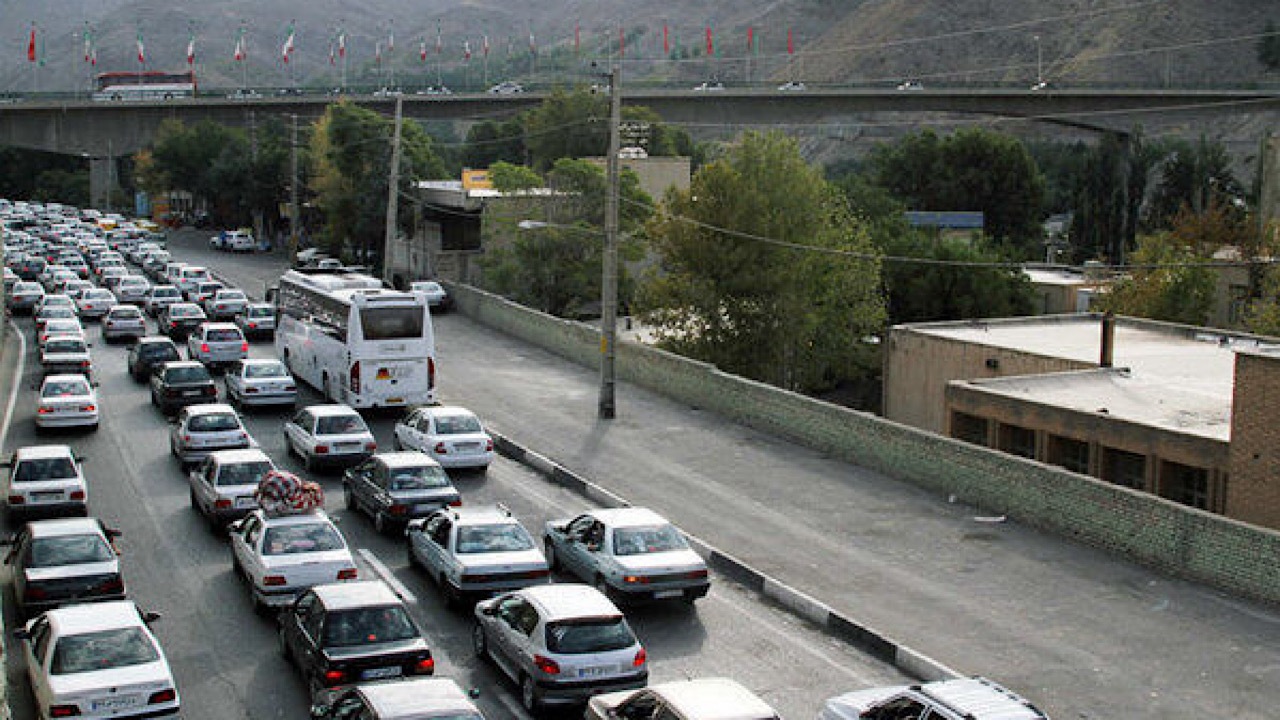 جاده چالوس یکطرفه شد