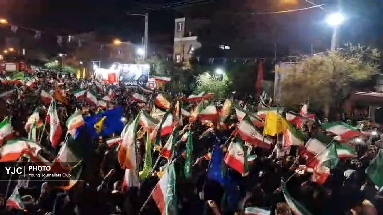 از پلدختری‌ها به رزمندگان هوافضا: بزن که  خوب میزنی + فیلم