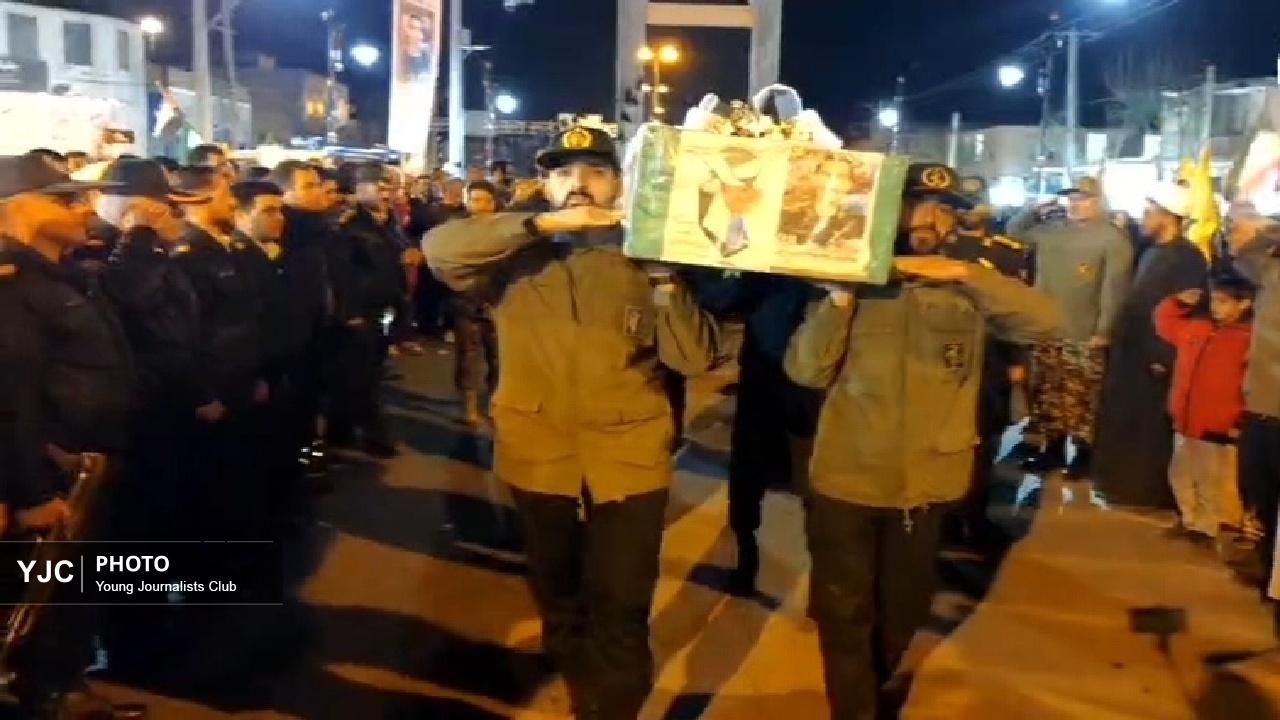 امشب؛وداع با سردار شهید صوفی در ازنا + فیلم