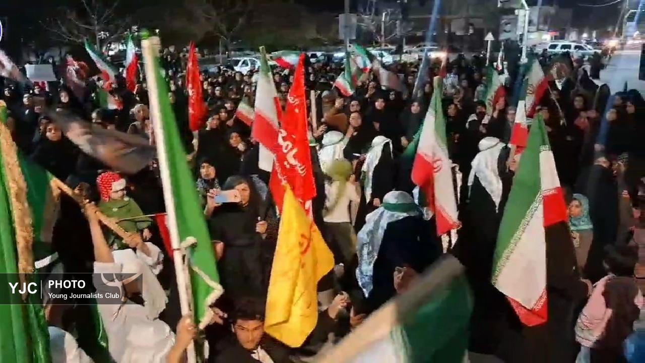 هم اکنون رومشکان؛ سنگر ما همین خیابان شده حضرت عباس فراوان شده + فیلم