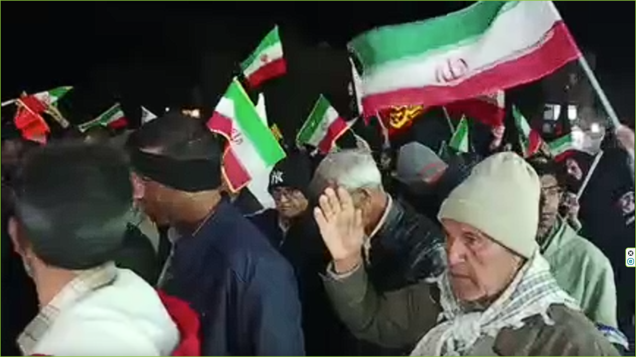 تجدید میثاق مردم انقلابی روستای گچی شیراز با مقام معظم رهبری + فیلم