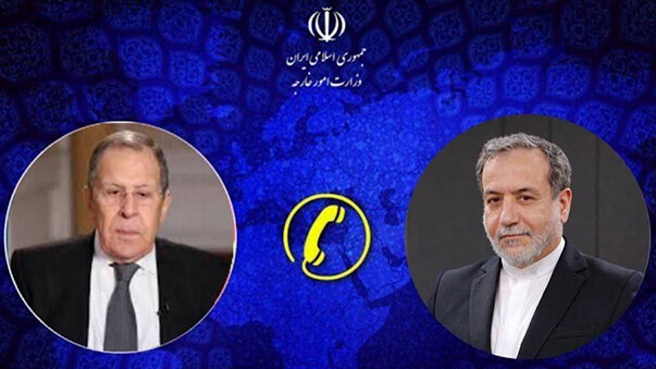 تماس تلفنی وزرای امور خارجه جمهوری اسلامی ایران و روسیه