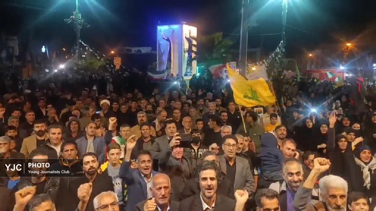 موج ۳۶ عملیات خیابان با حضور مدافعان ایران در الیگودرز + فیلم