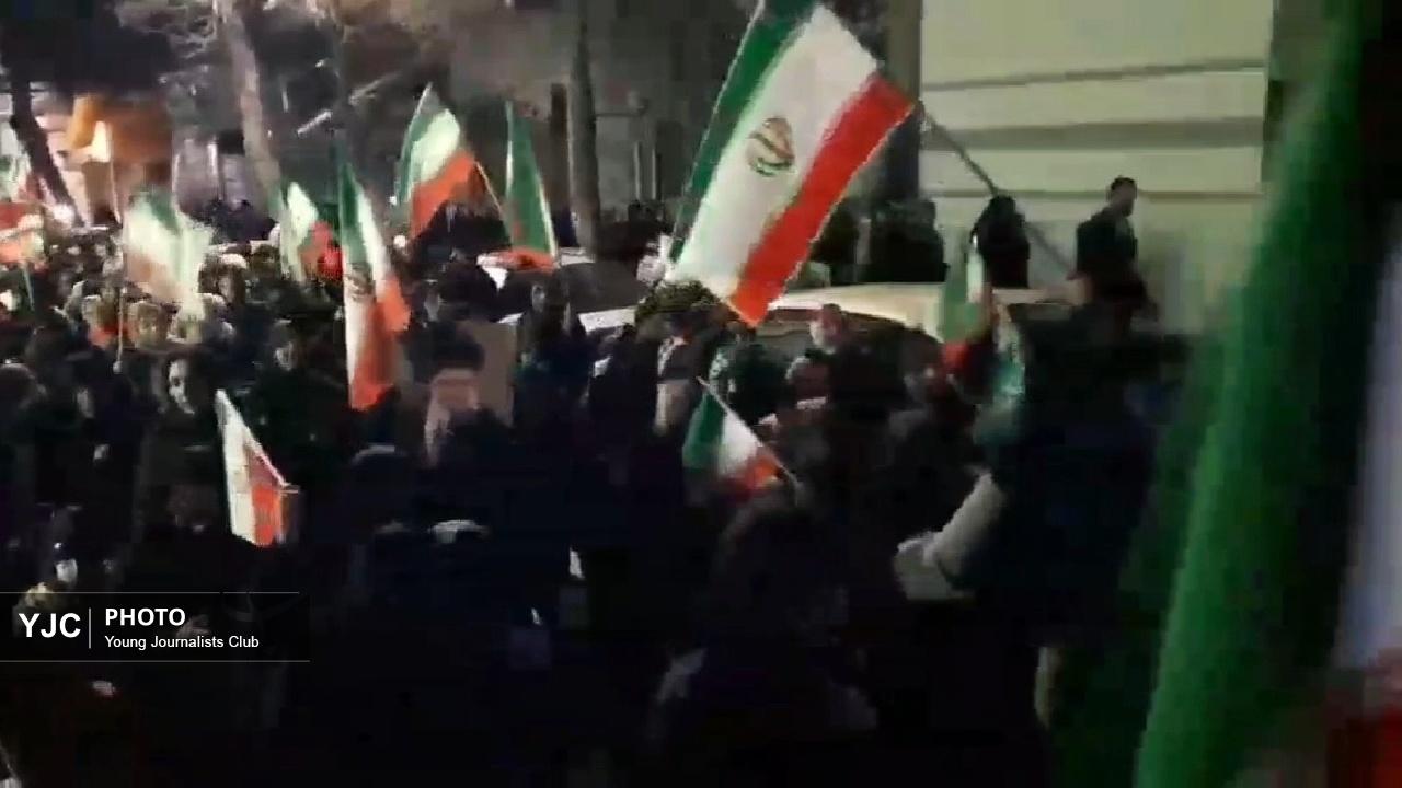 رومشکانی‌ها با ندای ابوالفضل علمدار خامنه‌ای نگه‌دار به خیابان زدند + فیلم