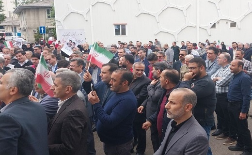 تجمع مدافعان سلامت گیلان در محکومیت جنایات دشمن + تصاویر تجمع مدافعان سلامت گیلان در محکومیت جنایات دشمن + تصاویر