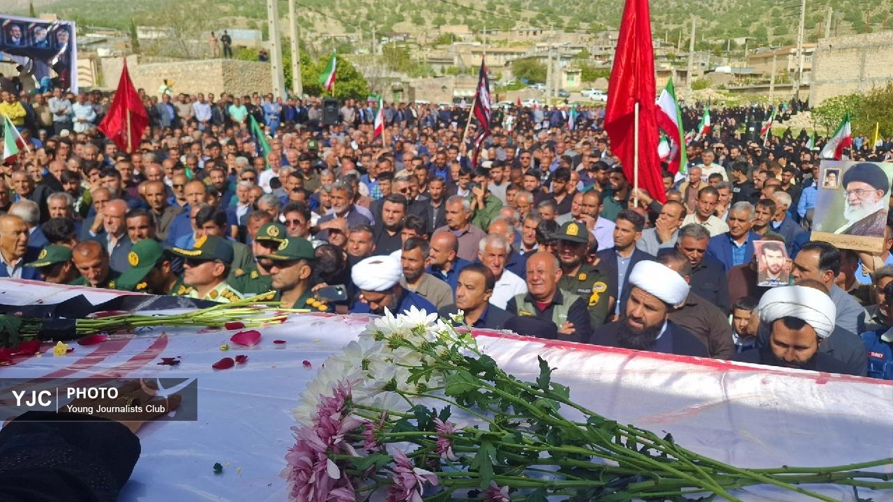 شهید ابوالفضل پیمان در آرامگاه ابدی خود آرمید+ فیلم