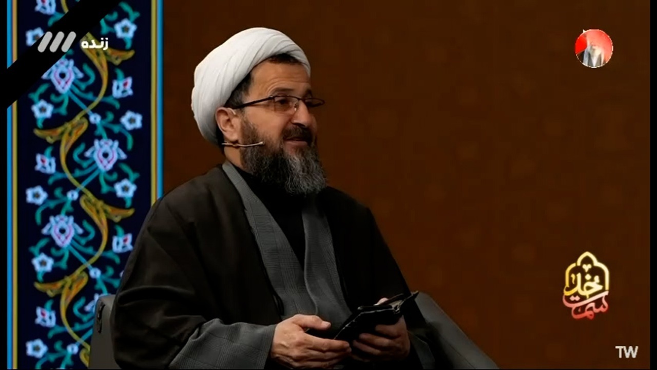 واکنش مجری و مهمان تلویزیون به صدای بمباران تهران در پخش زنده + فیلم