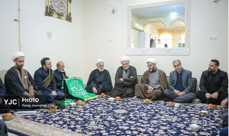 پیچیدن عطر حرم امامزاده موسی مبرقع(ع) در خانه شهدای قمی جنگ تحمیلی سوم +تصاویر