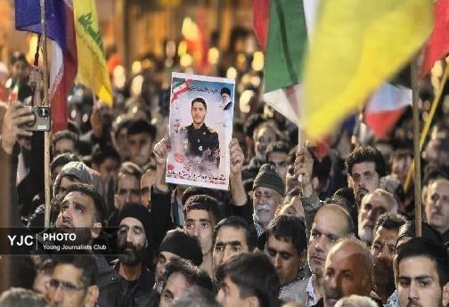 پیکر خلبان شهید محمد امینی پور در الشتر آرام گرفت + تصاویر