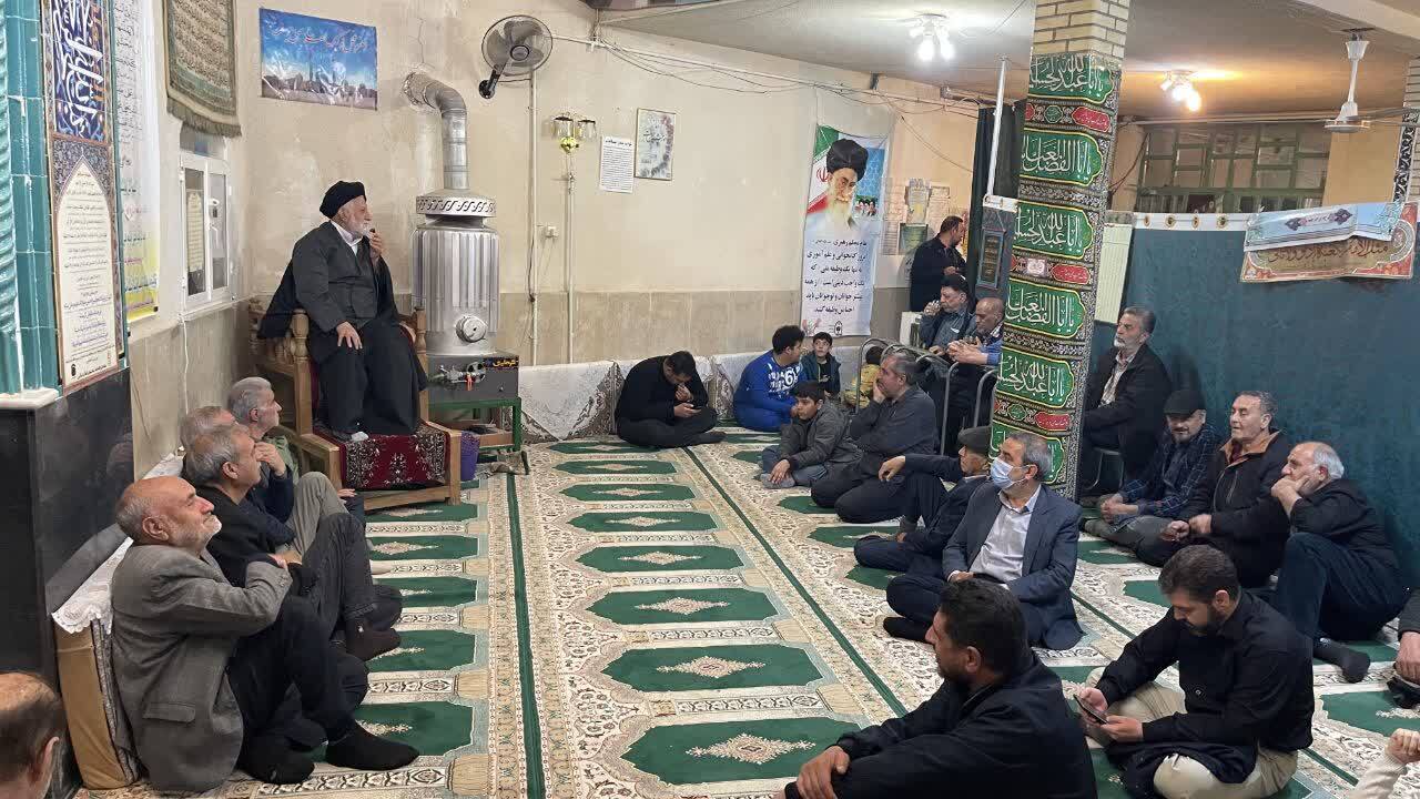 یادبود چهلمین روز شهادت رهبر انقلاب در روستای اوره نطنز + عکس