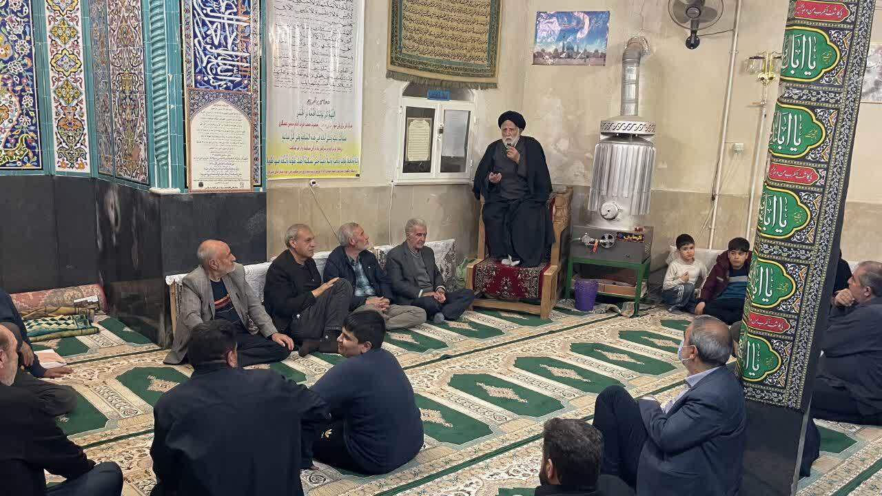 یادبود چهلمین روز شهادت رهبر انقلاب در روستای اوره نطنز