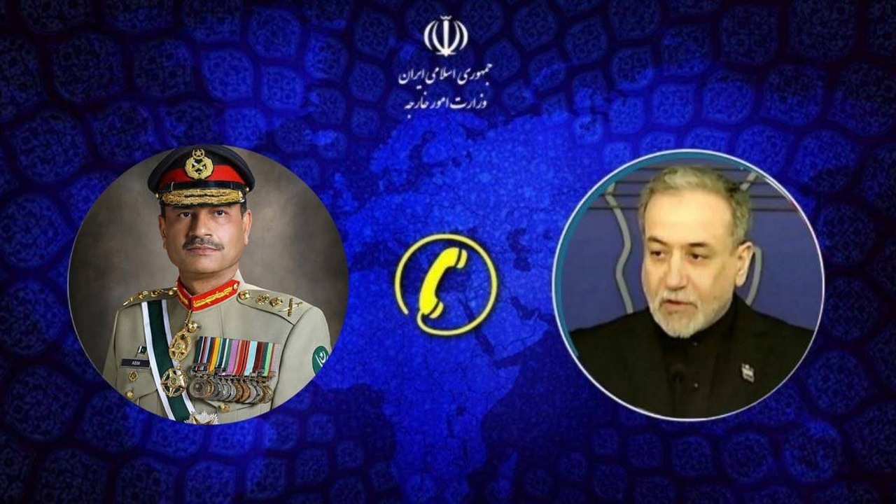 تماس تلفنی وزیر امور خارجه با فرمانده ارتش پاکستان