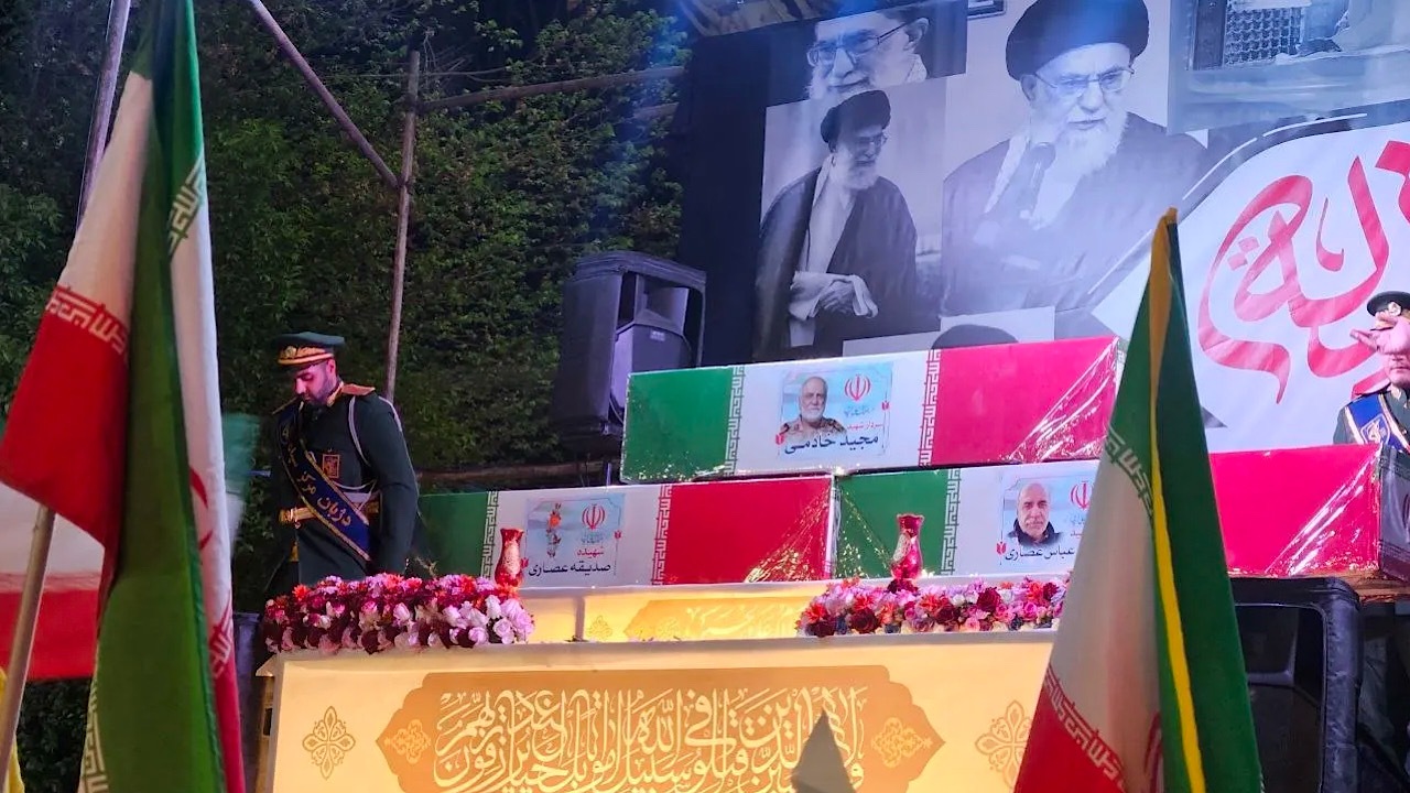 تشییع باشکوه پیکر مطهر شهید سید مجید خادمی در تهران