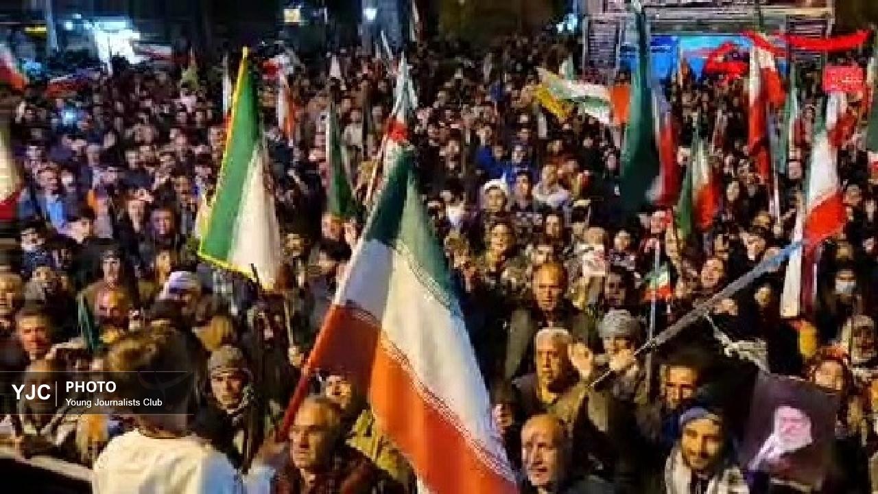 مراسم اربعین رهبر شهید انقلاب اسلامی با حضور پرشور مردم الشتر + فیبم