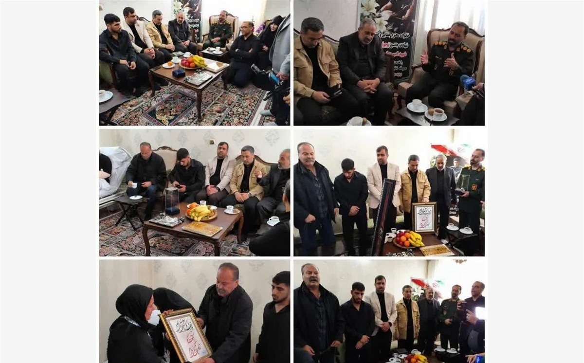 علی خرمدل مدال طلای جوانان جهان را به خانواده شهید جنگ رمضان اهداء کرد