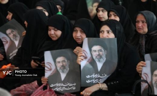 مراسم اربعین شهادت رهبر شهید انقلاب اسلامی در گلزار شهدای رشت + فیلم