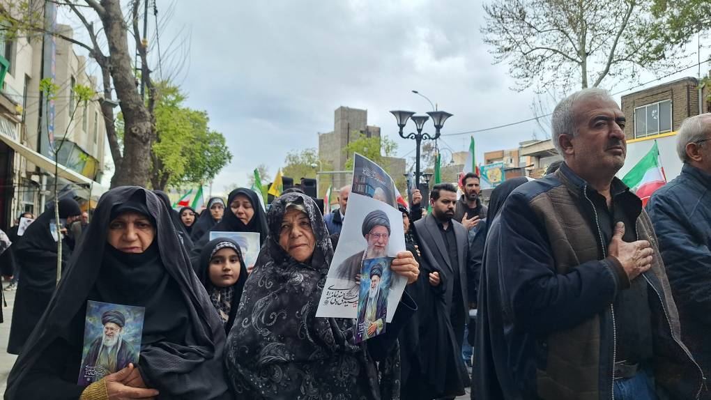 عزاداری خیابانی چهلمین روز شهادت رهبر شهید امت در خوی +فیلم و تصویر