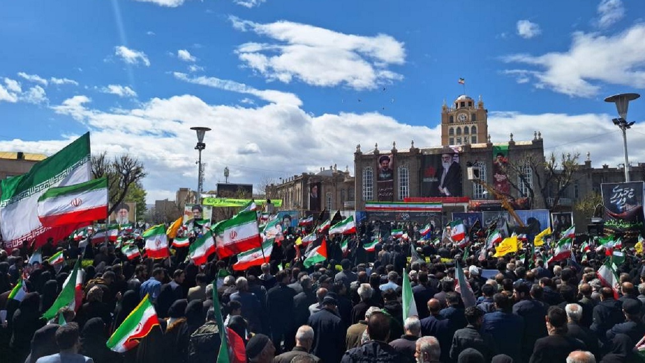 مراسم بزرگداشت چهلمین روز شهادت قائد امت اسلامی در تبریز