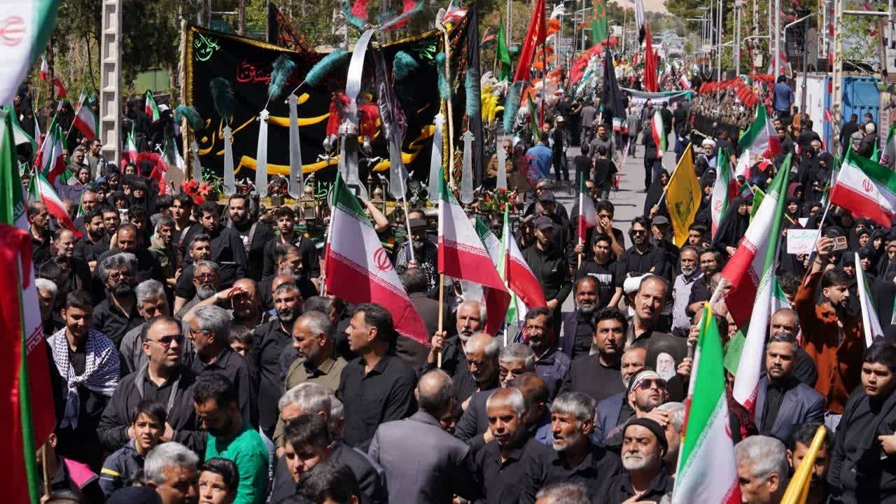چهلمِ خورشید در دیار حاج‌قاسم + تصاویر