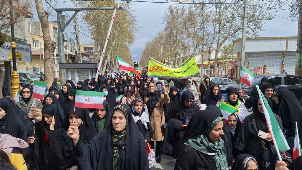 برگزاری ️سوگواره چهلمین روز شهادت قائد شهیدامت و شهدای مظلوم مدرسه شجره طیبه (ویژه دانش آموزان دختر) در خوی +فیلم وعکس