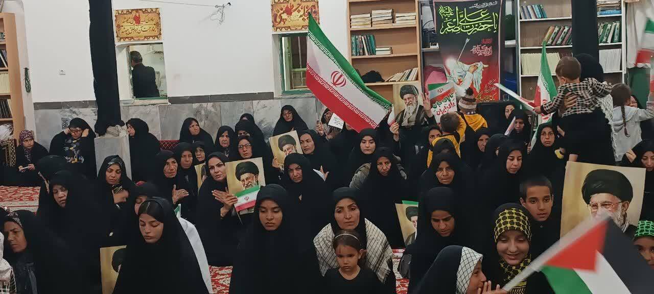 تصاویری از اجتماع پرشور اهالی دهستان ده محمد در مراسم چهلم رهبر شهید