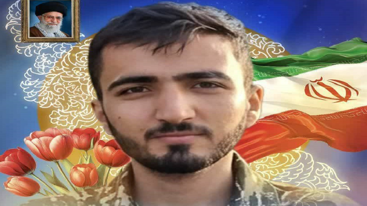 روستای کاج پیکر پاسدار شهید جوان را در آغوش گرفت