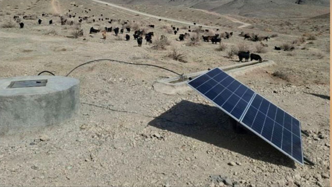 تأمین آب شرب دام عشایر سیستان و بلوچستان با انرژی خورشیدی
